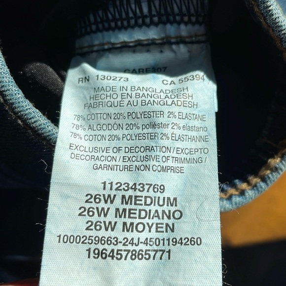 Lee Women's Plus Size Legendary Mid Rise Bootcut Jean NWT Size 26W Medium - Picture 16 of 16